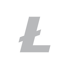 Image showing Litecoin coin symbol logo.