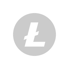 Image showing Litecoin coin symbol logo.