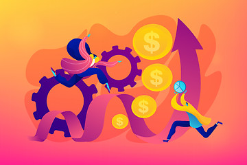 Image showing Sales growth concept vector illustration.