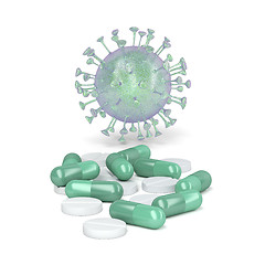 Image showing Drugs and virus