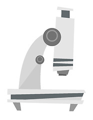 Image showing Microscope vector cartoon illustration.