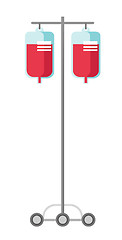 Image showing Medical drop counter vector cartoon illustration.