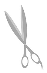 Image showing Scissors vector cartoon illustration.