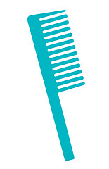 Image showing Comb for hair vector cartoon illustration.