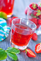 Image showing strawberry drink