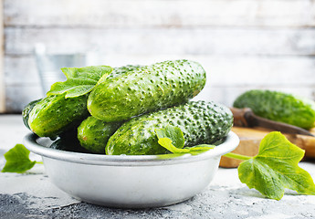 Image showing cucumbers