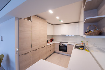 Image showing modern bright clean kitchen interior