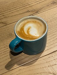 Image showing cup of cappuccino coffee