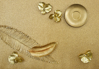 Image showing gold color background