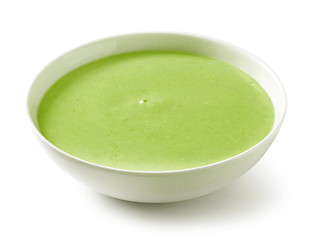 Image showing bowl of vegetable cream soup