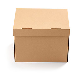 Image showing closed cardboard box