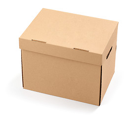 Image showing closed cardboard box