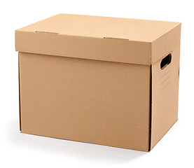 Image showing closed cardboard box