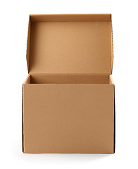 Image showing opened cardboard box