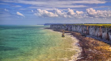 Image showing Coastline in Normandy