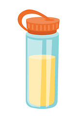 Image showing Protein shaker vector cartoon illustration.