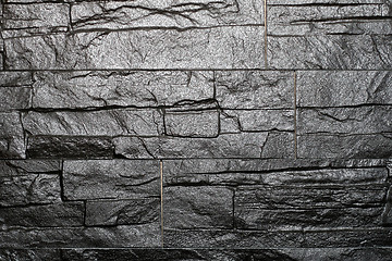 Image showing Black granite