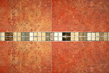 Image showing Marble tiles brown