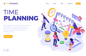 Image showing Planning shedule time management