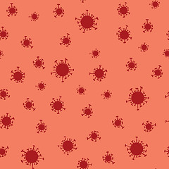 Image showing Vector China Coronavirus Seamless Background