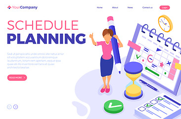 Image showing Planning schedule time management