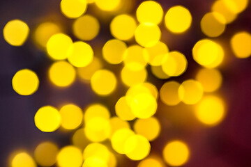 Image showing multi-colored bokeh on a black background