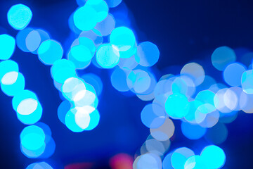 Image showing multi-colored bokeh on a black background