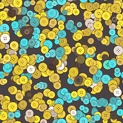 Image showing some buttons texture background seamless