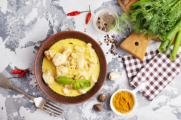 Image showing Chicken curry