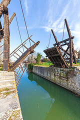 Image showing Open Draw Bridge