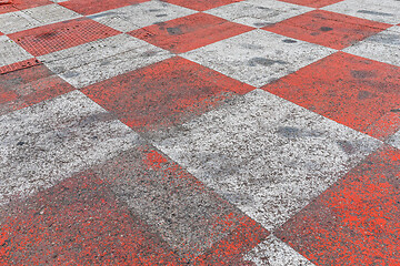 Image showing Speedway Checker Pattern