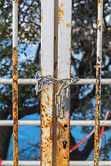 Image showing Locked Gate
