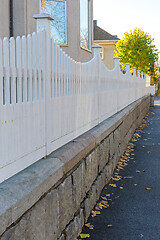 Image showing White Picket Fence Street