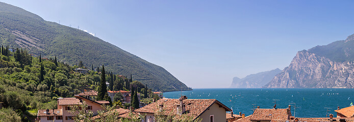 Image showing Panoramic Garda Lake