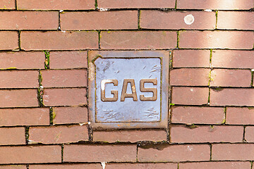 Image showing Gas Sign