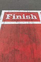 Image showing Finish