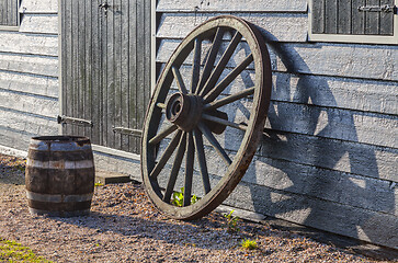 Image showing Rusty Old Wheel