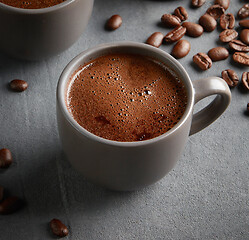 Image showing close up of coffee cup