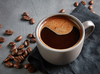 Image showing close up of coffee cup