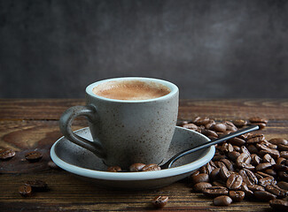 Image showing cup of espresso coffee