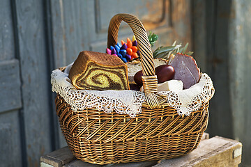 Image showing Easter meal