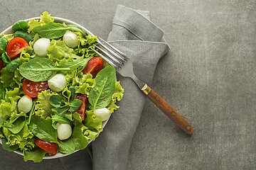 Image showing Green salad