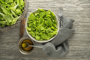 Image showing Green salad