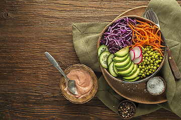 Image showing Vegetable meal cooked