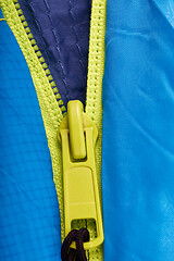 Image showing Zipper half open