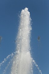 Image showing Fountain water jets