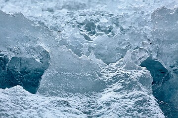 Image showing Block of glacier ice