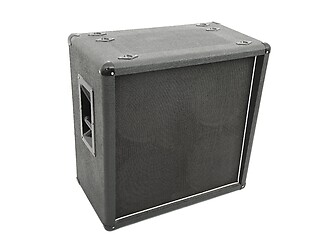 Image showing Guitar amplifier cabinet