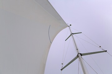 Image showing Sailing boat detail