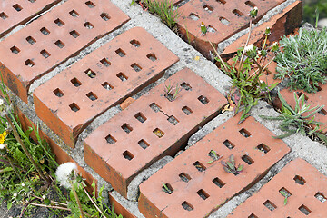 Image showing orange bricks